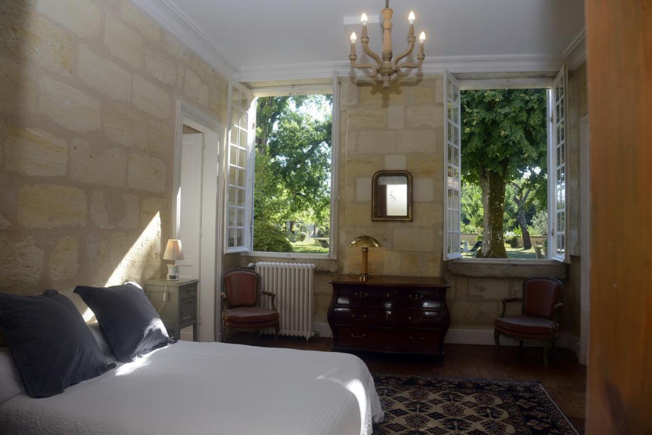 Chateau Rosemont - Grande Maison Familiale Campagne Dans Le Medoc Avec Piscine Et Tennis A 15 Mn Bordeaux Labarde Exterior foto